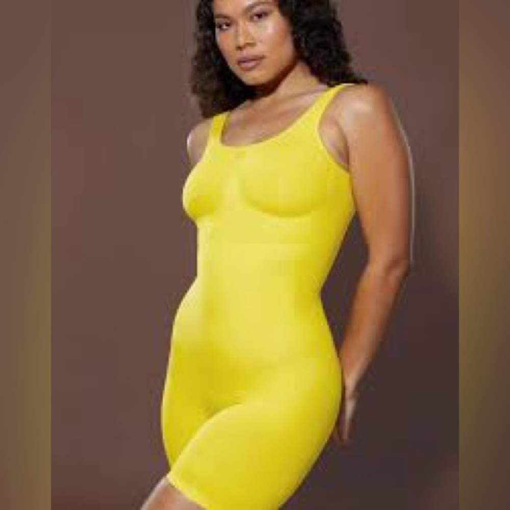 YITTY Vibrant Yellow Shapewear Bodysuit